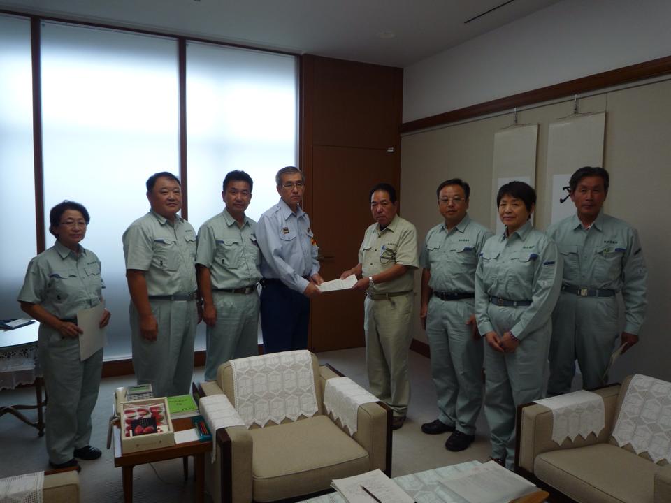 県への要望書提出