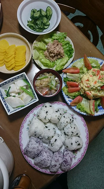 初回手作料理写真